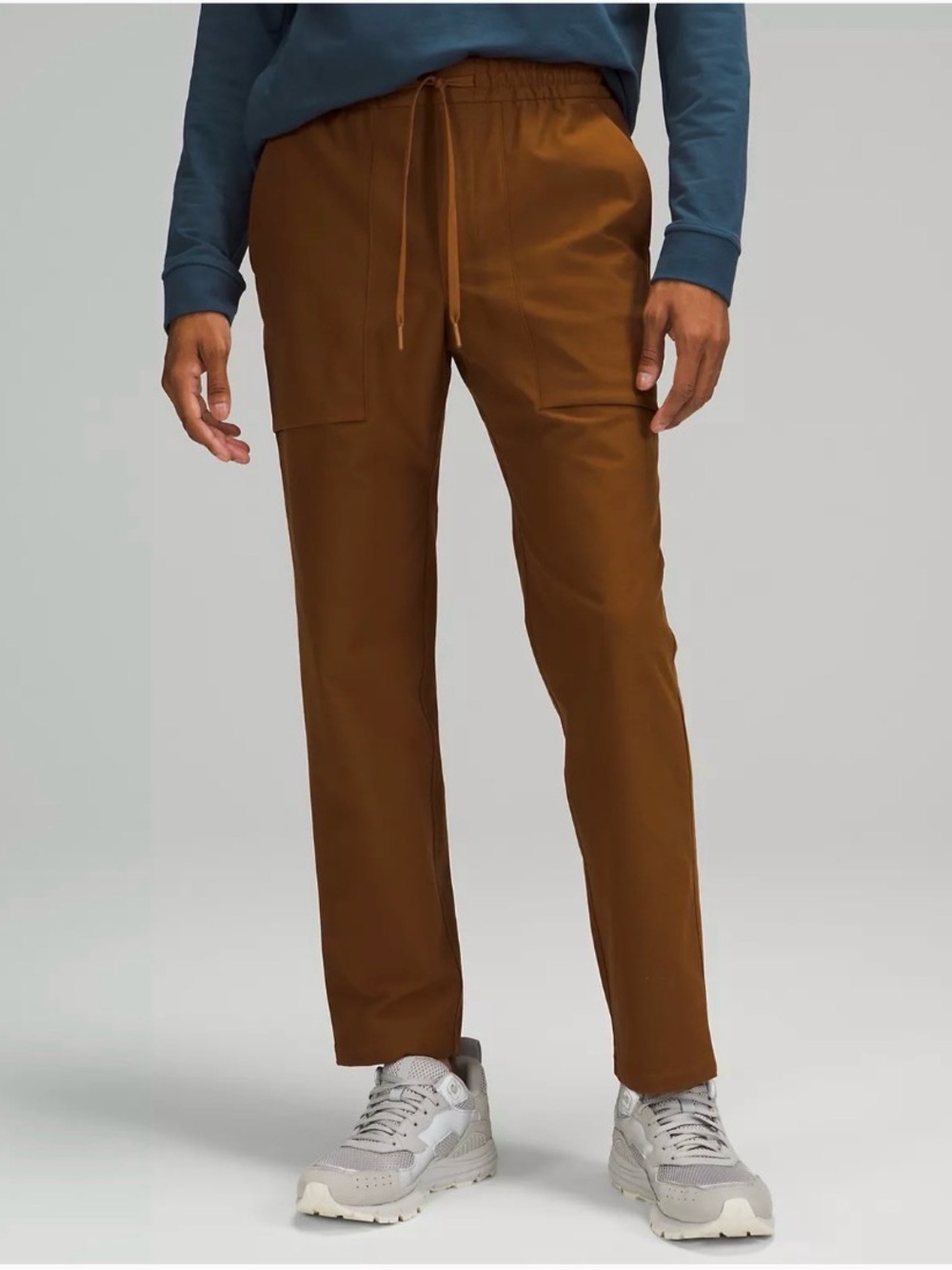 Lululemon Bowline Men's Casual Drawstring Pants in Brown - Large